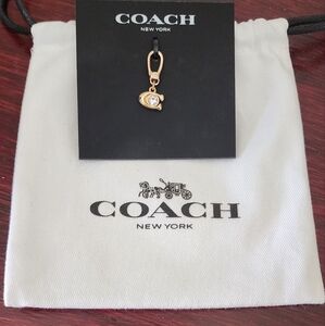Coach Collectible Signiture C Stone Jewelry Charm.